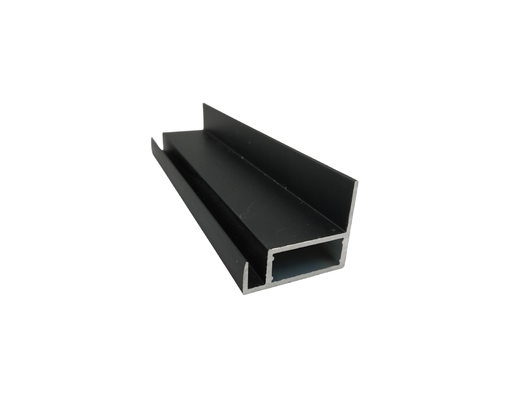 Fenêtres pliantes en aluminium noir personnalisées avec profils extrudés de température T3-T8 et d'aluminium