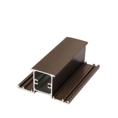 Cadre en alliage d'aluminium Profiles d'extrusion personnalisés dorés pour profilé de fenêtre de la série 6000