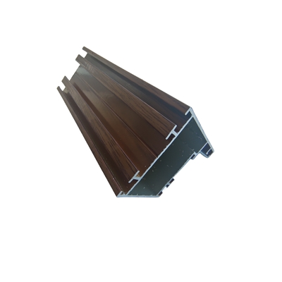 Cadre en alliage d'aluminium Profiles d'extrusion personnalisés dorés pour profilé de fenêtre de la série 6000
