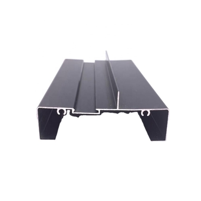 6063 T5 Profil en aluminium revêtu de poudre pour fenêtre et porte anti-incendie non toxiques en bronze