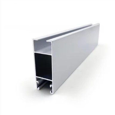 6063 6061 Profil carré en alliage d'aluminium pour fenêtre et porte en aluminium de couleur bronze