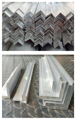 Profiles de section angulaire en aluminium pour fixation de supports de série 6000 Longueur 5,8-6,0 M