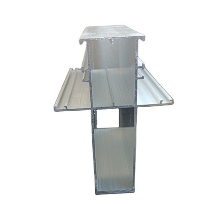 Profil d'aluminium à découpe de précision pour porte coulissante de couleur personnalisée et mur rideau