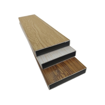 Profil 3D en aluminium à grains de bois pour portes coulissantes et fenêtres