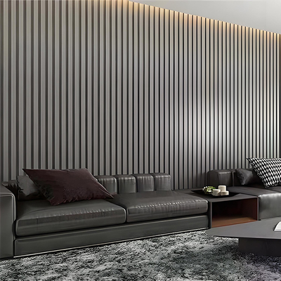 5.8-6.0M Longueur Profiles de panneaux en aluminium pour plaques décoratives en bois
