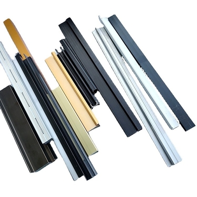 Manche de porte d'armoire de cuisine à profil en aluminium personnalisé en différentes formes et tailles