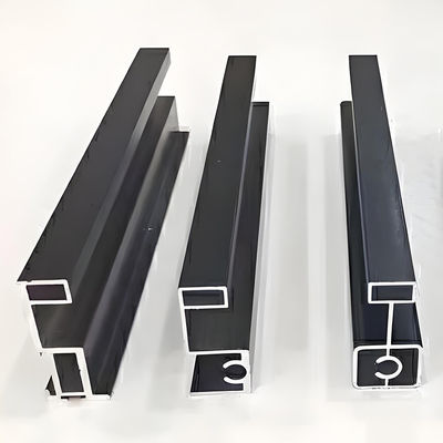 Poignées en aluminium personnalisées pour les portes de garde-robe et d'armoire certifiées ISO9001-2008