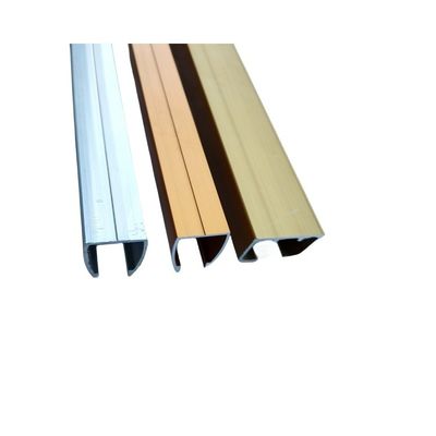 Poignées en aluminium personnalisées pour les portes de garde-robe et d'armoire certifiées ISO9001-2008