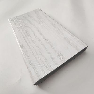0.3 mm au-dessus de l'épaisseur Profil d'extrusion en aluminium à grains de bois pour fenêtres et portes