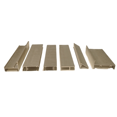 Profiles d'aluminium extrudés sur mesure pour tubes carrés et cadres de portes