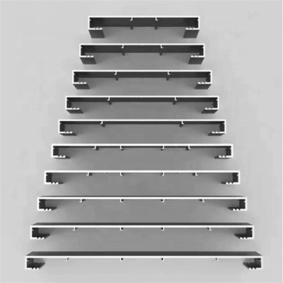 6063 6061 alliage d'aluminium de profilés en aluminium personnalisés pour les cadres de portes et fenêtres