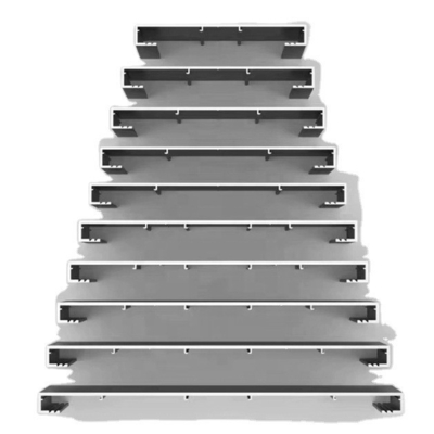 Extrusion en aluminium avec cadre de porte et norme GB5237-2008 pour la découpe CNC de précision