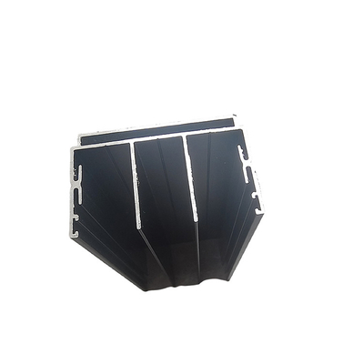 Profil d'aluminium pour portes et fenêtres à revêtement en poudre de couleur personnalisée pour extrusions personnalisées