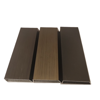 6061 6063 Profiles de porte de fenêtre en alliage d'aluminium à extrusion anodisé pour portes et fenêtres