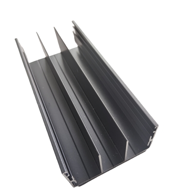 6061 6063 Profiles de porte de fenêtre en alliage d'aluminium à extrusion anodisé pour portes et fenêtres