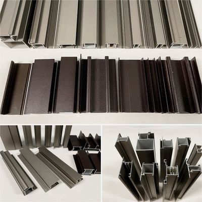 Profiles d'aluminium par électrophorèse pour la construction de fenêtres de porte en forte demande