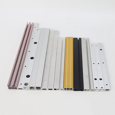 T5 T6 6063 Profil d'extrusion d'aluminium avec découpe CNC de profils d'aluminium anodisés sur mesure
