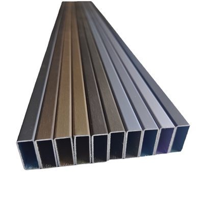 T5 T6 6063 Profil d'extrusion d'aluminium avec découpe CNC de profils d'aluminium anodisés sur mesure