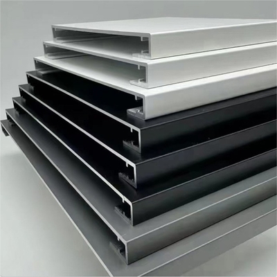 T5 T6 6063 Profil d'extrusion d'aluminium avec découpe CNC de profils d'aluminium anodisés sur mesure