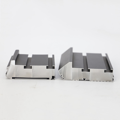 Demande du client 6063 6061 Profil de fenêtre de porte en aluminium pour l'intérieur du balcon moderne