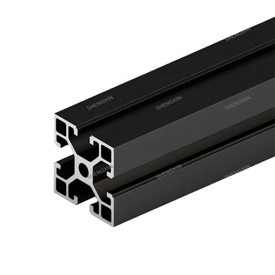 Extrusion d'aluminium 6061 T6 à fente V personnalisée pour les applications de construction et industrielles