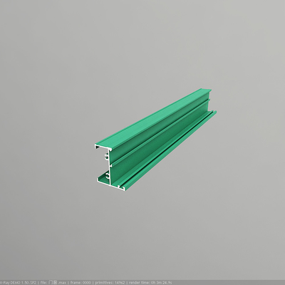 GB5237-2008 Profil d'aluminium anodisé en argent standard pour la construction d'appartements