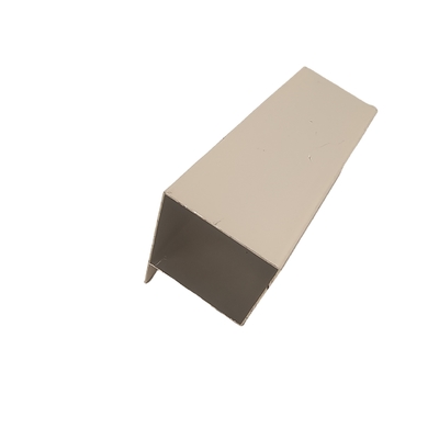 Profil d'aluminium anodisé en argent standard GB pour fenêtres en grain de bois enduites en poudre sur mesure