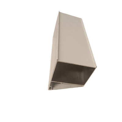 Profil d'aluminium anodisé en argent standard GB pour fenêtres en grain de bois enduites en poudre sur mesure