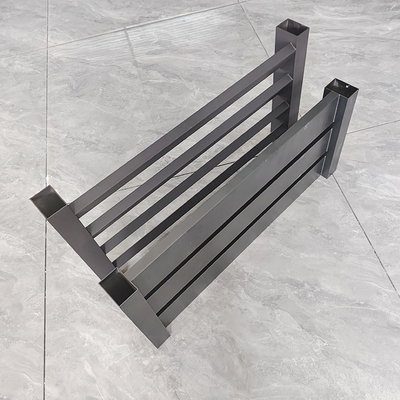 Clôture de sécurité en métal personnalisé en maillage brun en aluminium extérieur Clôture de protection de la vie privée pour la ferme