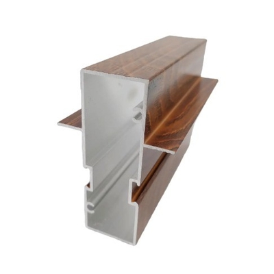 Profil d'aluminium pour porte coulissante et fenêtre Profil d'aluminium pour extrusion avec tolérance ± 1%