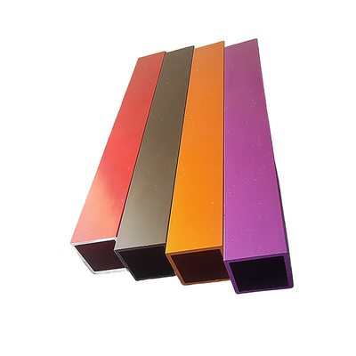 Profil d'extrusion en aluminium avec une surface anodisée colorée pour la ligne de décoration Dorado