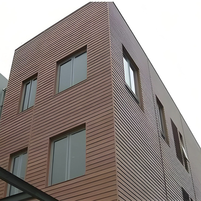 Épaisseur personnalisée Panneau mural intérieur/extérieur en WPC Panneau revêtement composite en bois