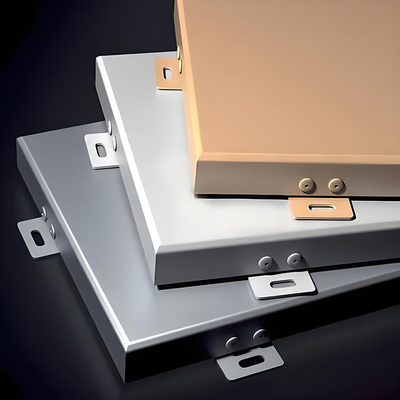 Matériaux de construction personnalisés certifiés ISO Plaques de revêtement murale en aluminium pour la décoration
