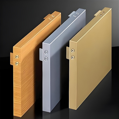 Matériaux de construction personnalisés certifiés ISO Plaques de revêtement murale en aluminium pour la décoration