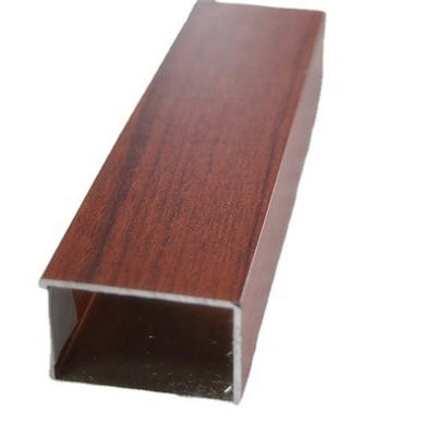 Profil d'aluminium extrudé de la série 6000 pour alliage carré 6005 6060 6061 6063 6082 T3-T8