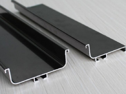 Anhui Shengxin personnalisé anodisé en poudre de bronze enduit en aluminium noir Profil de fenêtre de porte