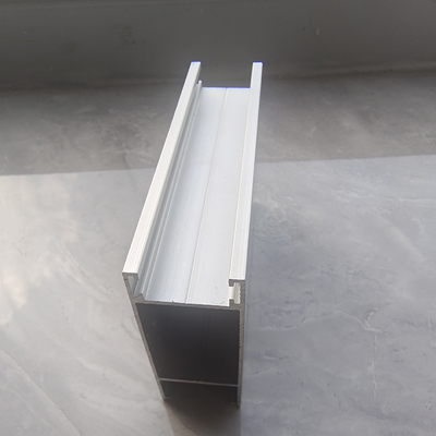 Profiles d'extrusion en aluminium pour fenêtre et porte coulissante pour l'oxydation en argent blanc sur mesure