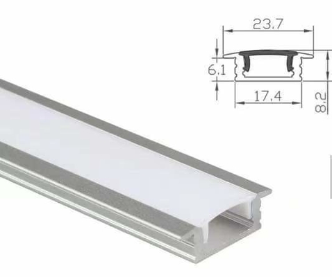 Profil d'aluminium à LED d'épaisseur personnalisée Profil d'aluminium à LED léger pour les LED