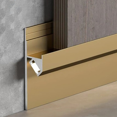 Planche à jupons LED en aluminium de la série 6000 avec certificat ISO9001 pour les besoins personnalisés