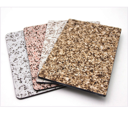 Vente directe T3-T8 Température ACP Taille PVDF Panneau composite en aluminium résistant au feu