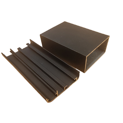 Profil de fenêtre et de porte en aluminium 6063-T5 Profil d'aluminium pour fenêtre encastrée