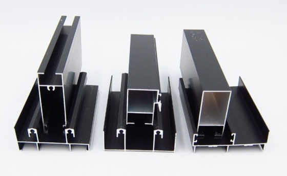 Profil en aluminium revêtu de poudre sur mesure pour fenêtres et portes coulissantes Tolérance ± 1%