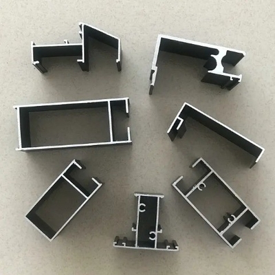Profil en aluminium revêtu de poudre sur mesure pour fenêtres et portes coulissantes Tolérance ± 1%
