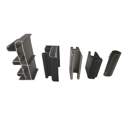 Profil de fenêtres et de portes coulissantes en anodisant par extrusion en aluminium pour des couleurs personnalisées