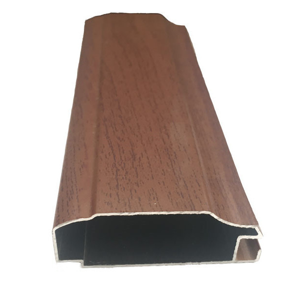 Série 6000 T3-T8 Shengxin Finition en grain de bois profil creux en aluminium pour la décoration