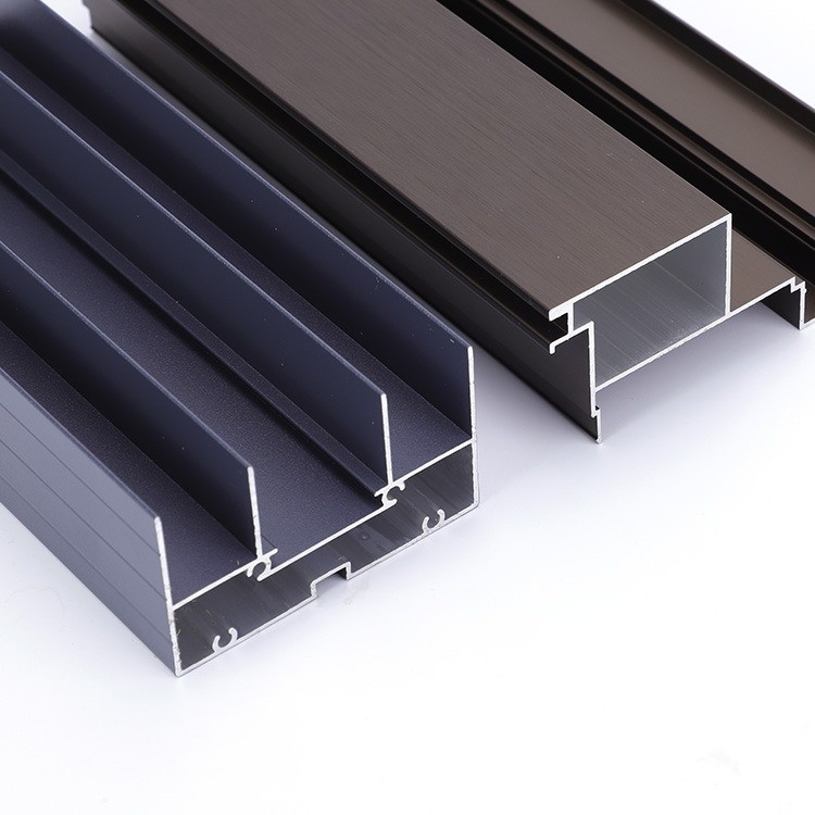 Design moderne personnalisé couleur anodisée Profiles AL 6063 Profil en aluminium de fenêtre