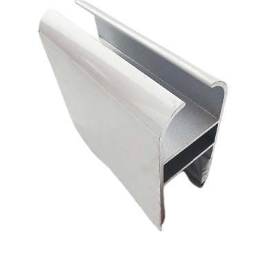 Barrière de verre en aluminium en U-canal avec hauteur personnalisable et matériau en alliage