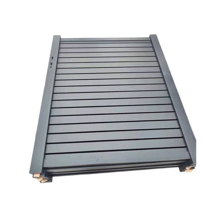 Panneau décoratif de piscine de jardin Profil de clôture en aluminium avec couleur personnalisée et flexion