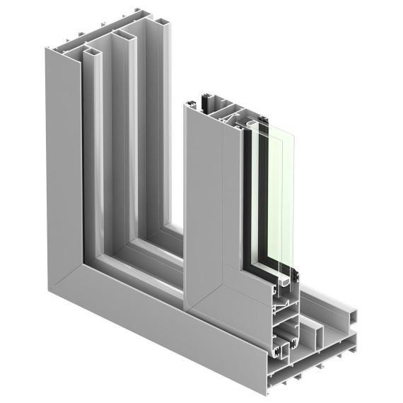 Température T3-T8 Medera Nicro Blanco Anodisation d'aluminium extrusion Profiles de fenêtres et de portes
