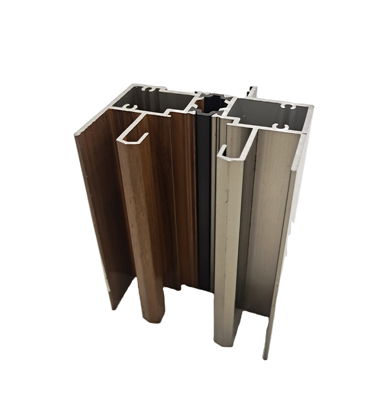 Profil de fenêtre en aluminium 6063 personnalisé pour système de portes et fenêtres de pont thermique
